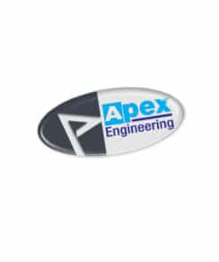 Resin Coated Labels 55 x 24mm – Oval
