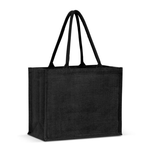 Torino Jute Tote Bag - Colour Match - Image 2