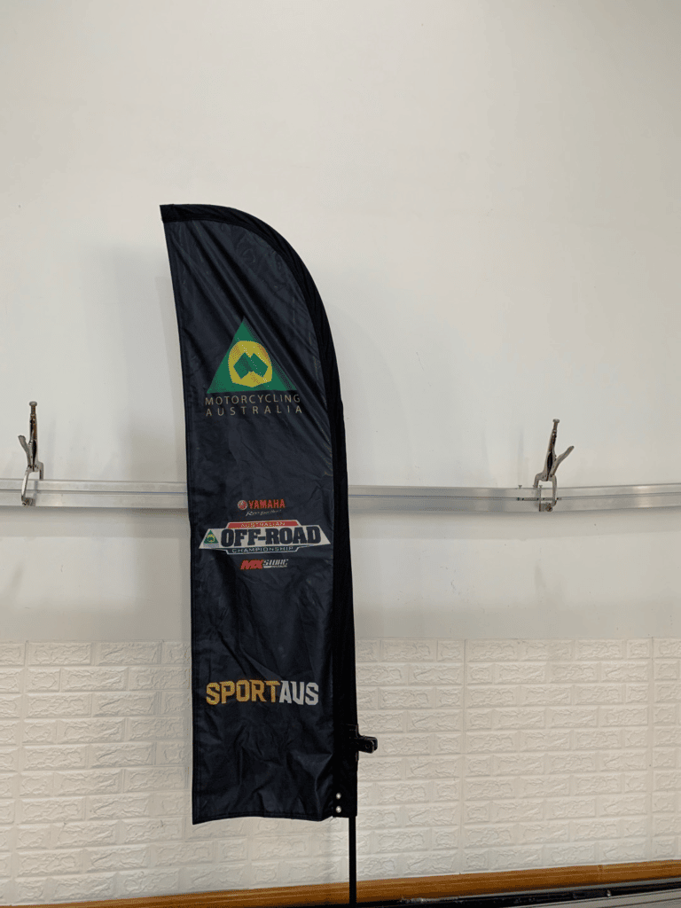 Custom Printed Feather Banners Shout Marketing Australia