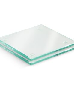 Saturn Glass Coaster Set of 2