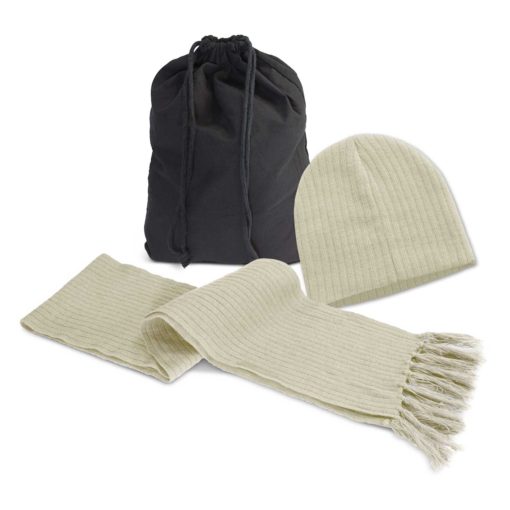 Nebraska Scarf and Beanie Set - Image 2