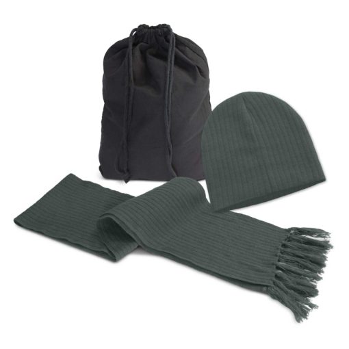 Nebraska Scarf and Beanie Set - Image 3
