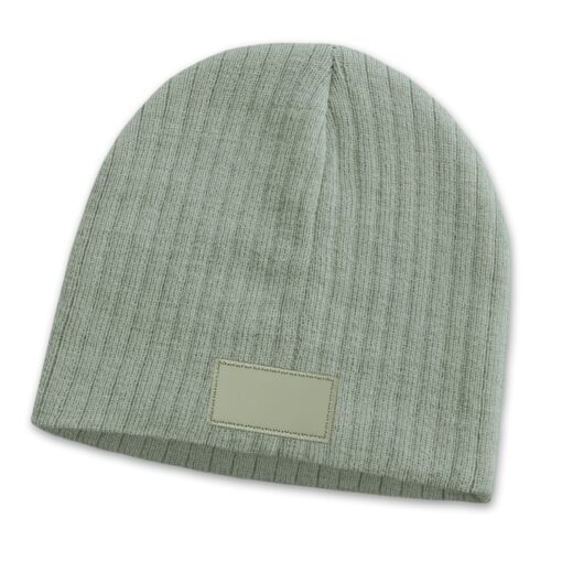 Nebraska Cable Knit Beanie with Patch - Image 3