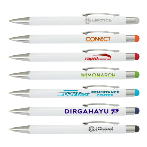 Lancer Stylus Pen - White Barrel