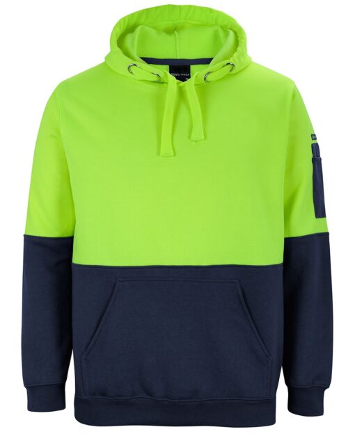 6-PACK HI VIS PULL OVER HOODIE VINYL PRINTED ON BACK $310 - Image 4