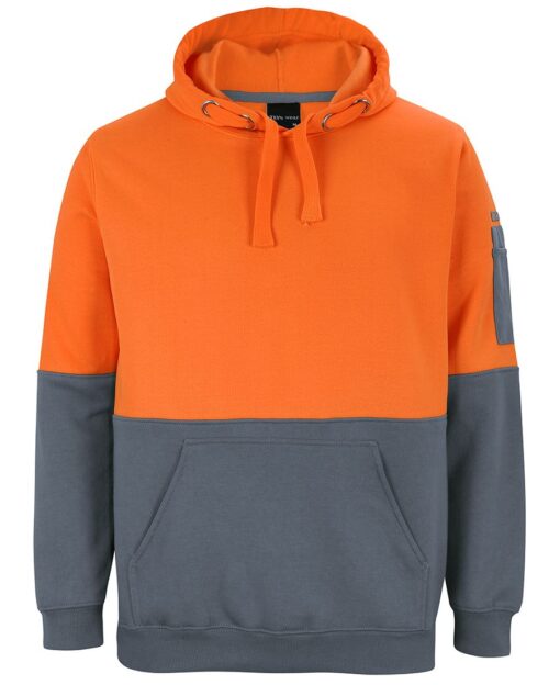 6-PACK HI VIS PULL OVER HOODIE VINYL PRINTED ON BACK $310 - Image 5