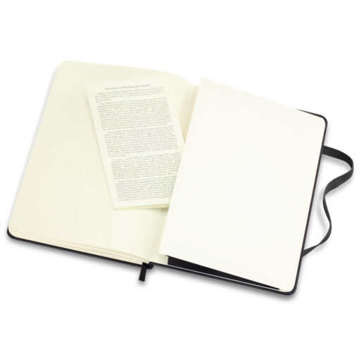 Moleskine Classic Leather Hard Cover Notebook - Large - Image 2