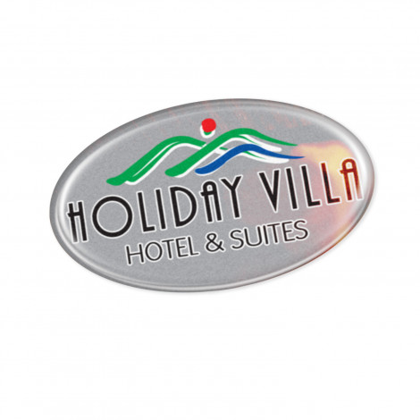 Resin Coated Labels 74 x 43mm Oval - Image 2