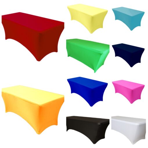 6ft stretch table covers - range