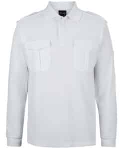 L/S 250 Epaulette Polo – Mens – 210EL