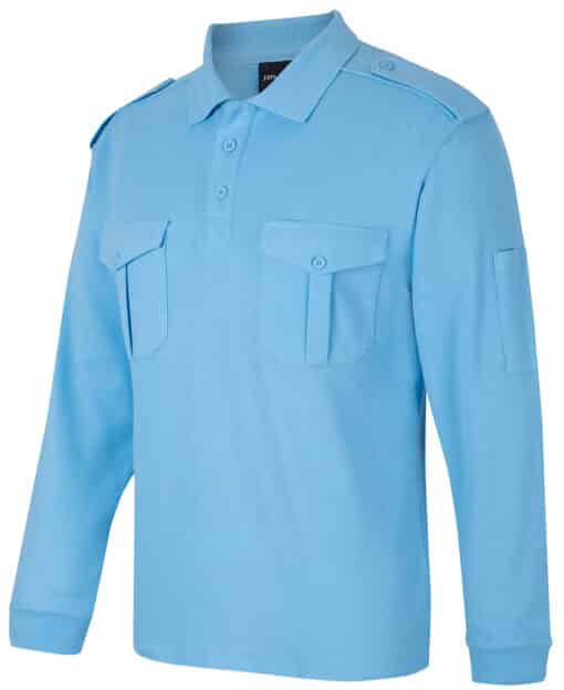 L/S 250 Epaulette Polo - Mens - 210EL - Image 12