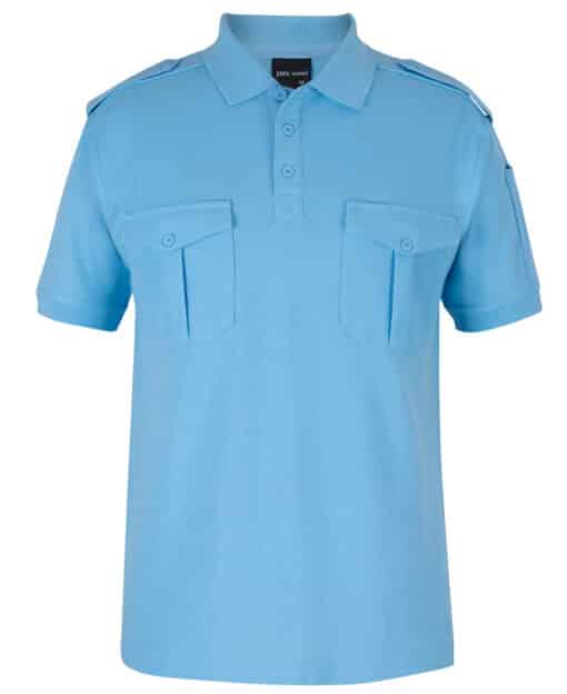S/S 250 Epaulette Polo - Mens - 210ES - Image 6