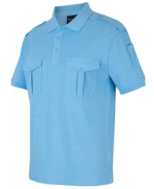 S/S 250 Epaulette Polo - Mens - 210ES - Image 8
