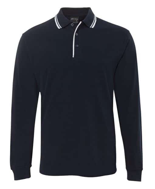 L/S Contrast Polo - Mens - 210XC