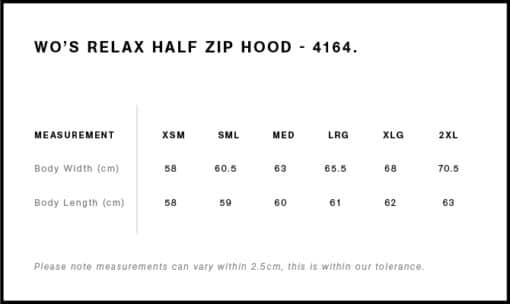RELAX HALF ZIP HOOD - Womens - Image 2
