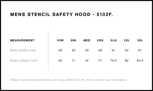 STENCIL SAFETY HOOD - Mens - Image 2