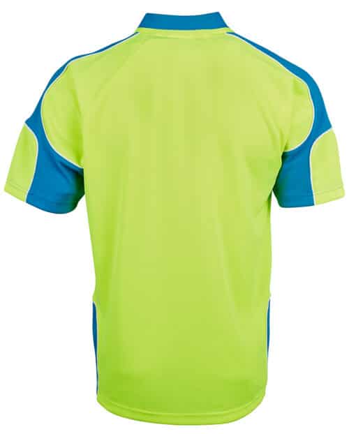 Hi Vis S/S Arm Panel Polo - Mens - 6AP4S - Image 3