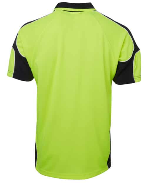 Hi Vis S/S Arm Panel Polo - Mens - 6AP4S - Image 6
