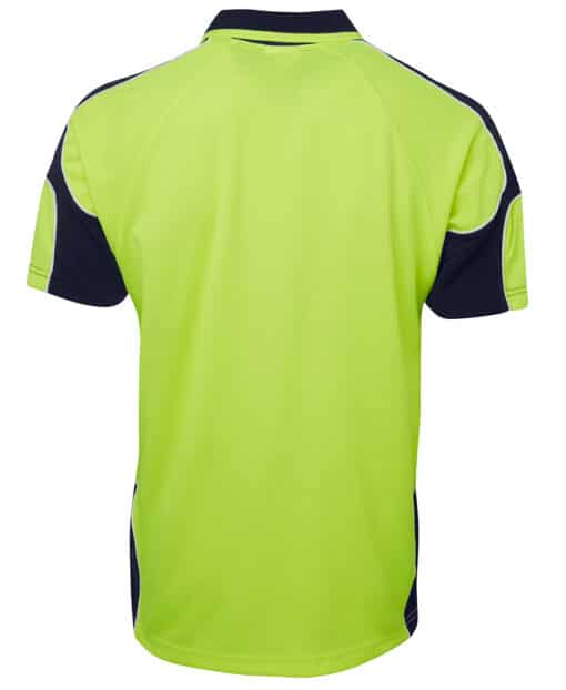 Hi Vis S/S Arm Panel Polo - Mens - 6AP4S - Image 10