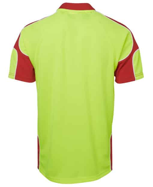 Hi Vis S/S Arm Panel Polo - Mens - 6AP4S - Image 14