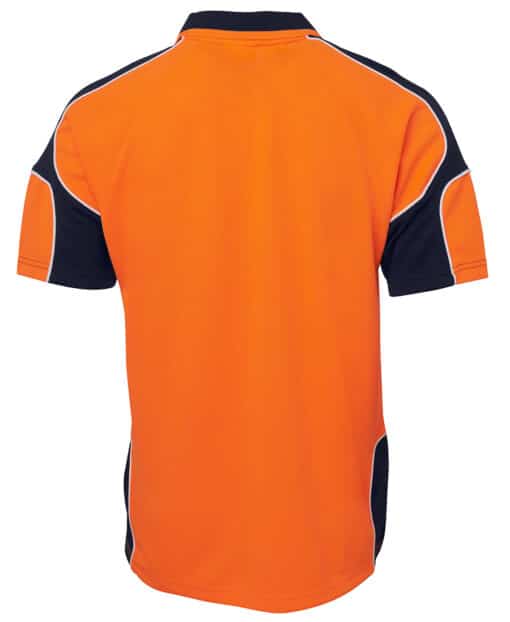 Hi Vis S/S Arm Panel Polo - Mens - 6AP4S - Image 26