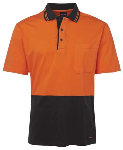Hi Vis S/S Cotton Polo - Mens - 6CPHV