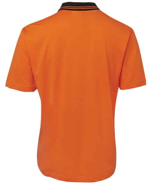Hi Vis S/S Cotton Polo - Mens - 6CPHV - Image 3