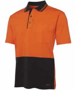 Hi Vis S/S Cotton Polo – Mens – 6CPHV