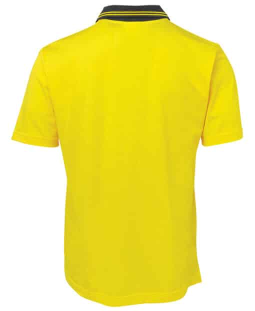 Hi Vis S/S Cotton Polo - Mens - 6CPHV - Image 10