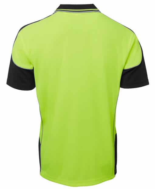 Hi Vis Contrast Piping Polo - Mens - 6HCP4 - Image 3