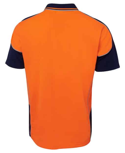 Hi Vis Contrast Piping Polo - Mens - 6HCP4 - Image 10