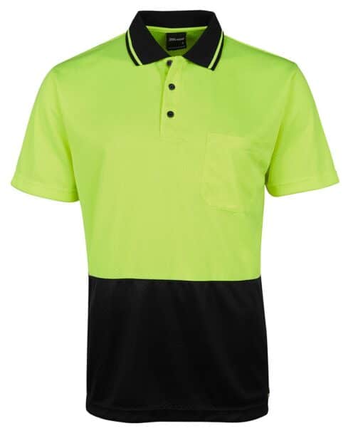 Hi Vis Jacquard Non Cuff Polo - Mens - 6HJNC