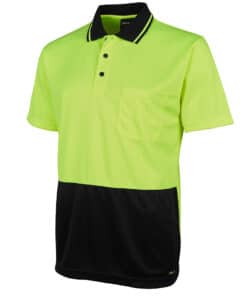 Hi Vis Jacquard Non Cuff Polo – Mens – 6HJNC