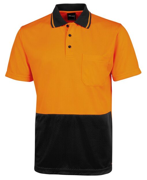Hi Vis Jacquard Non Cuff Polo - Mens - 6HJNC - Image 9