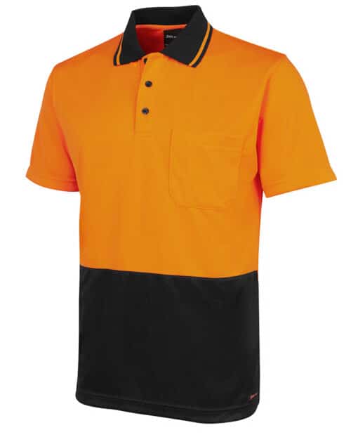Hi Vis Jacquard Non Cuff Polo - Mens - 6HJNC - Image 11