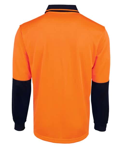 Hi Vis L/S Jacquard Polo - Mens - 6HJNL - Image 10
