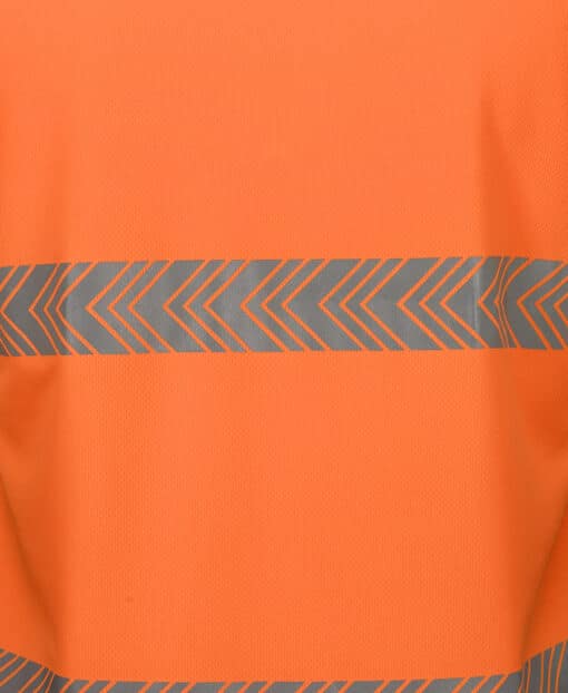 Hi Vis L/S Segmented Tape Polo - Mens - 6HLST - Image 8