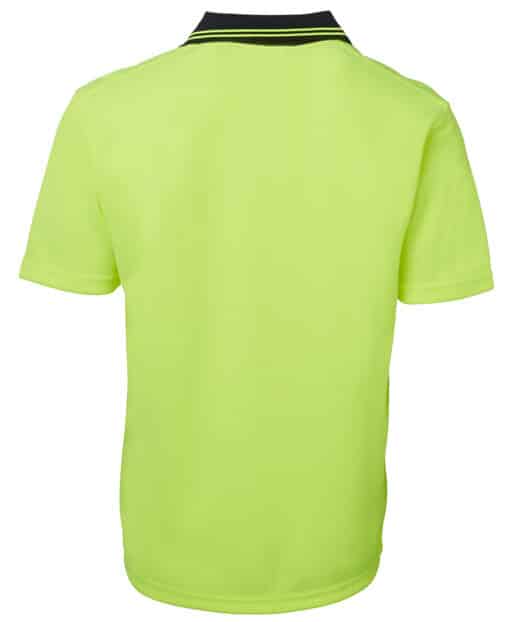 Hi Vis S/S Non Button Polo - Mens - 6HNB - Image 3