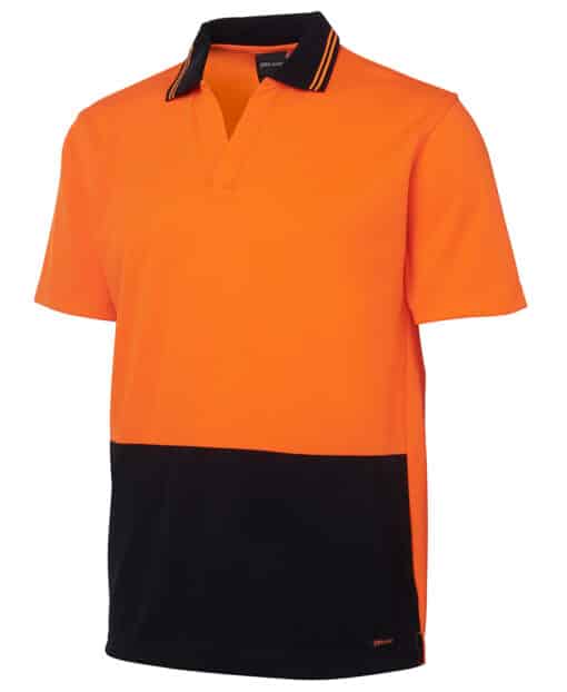 Hi Vis S/S Non Button Polo - Mens - 6HNB - Image 7