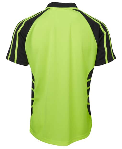 Hi Vis S/S Spider Polo - Mens - 6HSP - Image 3