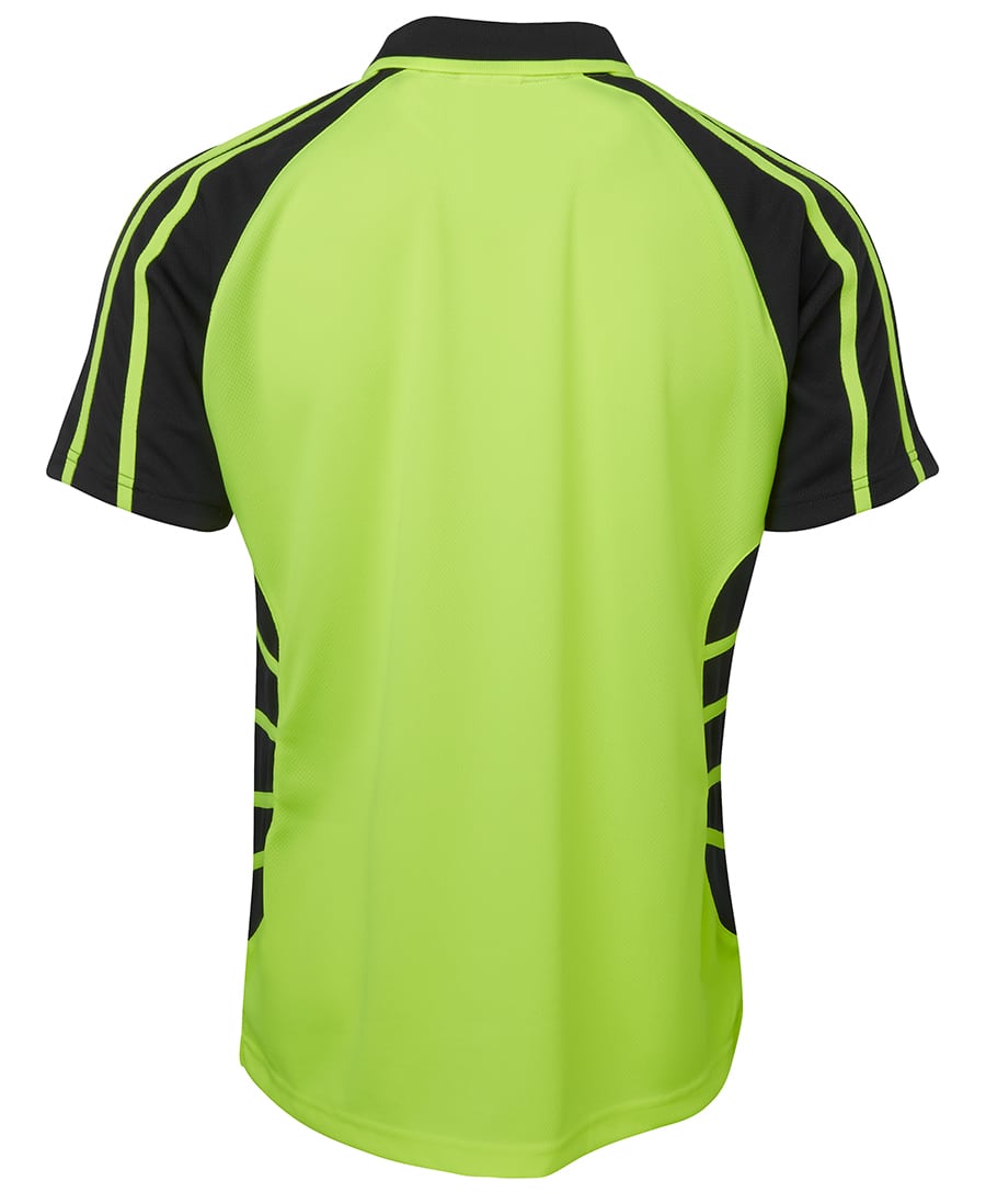 Hi Vis S/S Spider Polo - Mens - 6HSP - Image 3