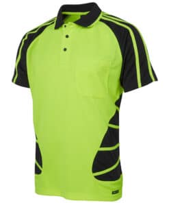 Hi Vis S/S Spider Polo – Mens – 6HSP