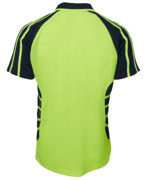 Hi Vis S/S Spider Polo - Mens - 6HSP - Image 6