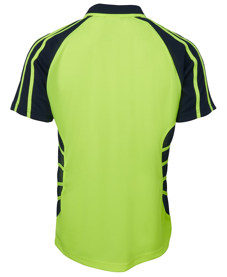 Hi Vis S/S Spider Polo - Mens - 6HSP - Image 6