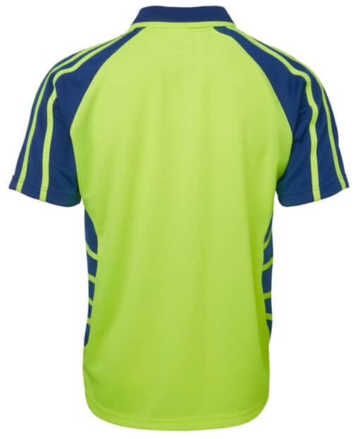 Hi Vis S/S Spider Polo - Mens - 6HSP - Image 10