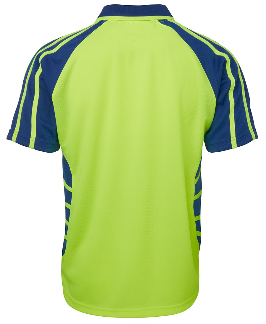 Hi Vis S/S Spider Polo - Mens - 6HSP - Image 10