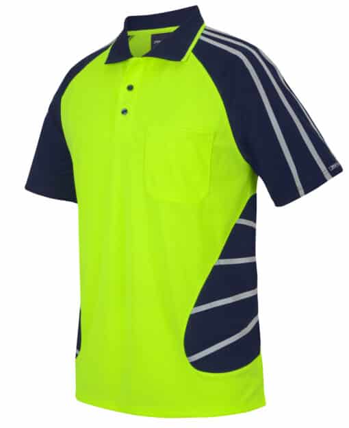 Spider Polo with Reflective Stripes - Mens - 6HSSR - Image 4