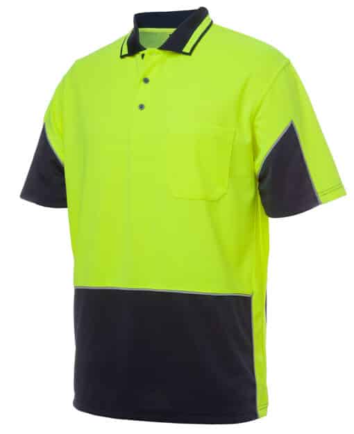 Hi Vis S/S Gap Polo - Mens - 6HVGS - Image 2