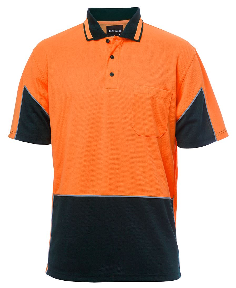 Hi Vis S/S Gap Polo - Mens - 6HVGS - Image 5