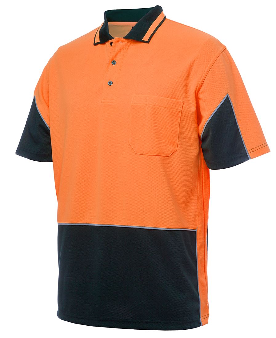 Hi Vis S/S Gap Polo - Mens - 6HVGS - Image 7